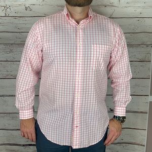Daniel Cremieux Pink/White a button up 16.5